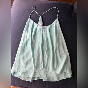 Lucy Mint Green Spaghetti Strap Top